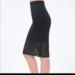 Bebe black mini skirt,Size Small
